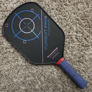 Engage Pursuit Pro1 Elongated Pickleball Paddle Raw T700 Carbon Fiber Light